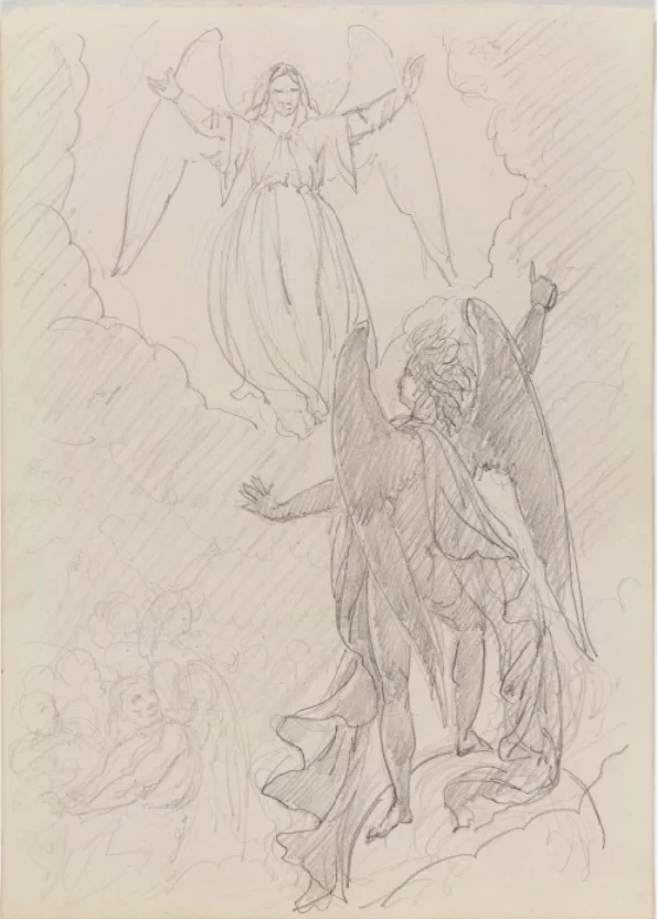 Manuel de Araújo Porto - Alegre, Studio per tema religioso 1